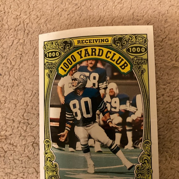 (6) 1987 Topps Steve Largent Seattle Seahawks Cards - Picture 6 of 6